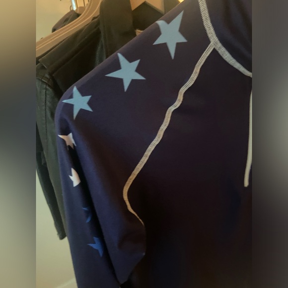 S 🔖 KRIMSON KLOVER STARGAZE 1/4 ZIP BASE LAYER TOP WOMEN'S Navy Blue - Picture 4 of 9